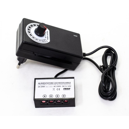 A4L FRISA - Power supply with 4 Ø 2.1 mm outputs for Frisa LED accessories with Ø 2.1 plug