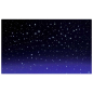 Sky panel with fiber optic stars 60 x 40 Sky panel with fiber optic stars 60 x 40