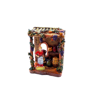 Wine shop / tavern for nativity scenes (for 5/6 cm figurines)