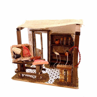 Butcher's shop 20x14x17.5 cm for 12-13 cm figurines