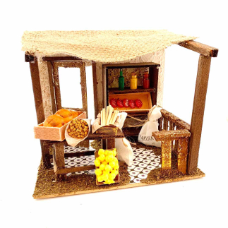 Grocery store 20x14x17.5 cm for 12-13 cm figurines