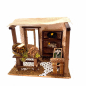 Fishmonger’s shop 20x14x18 cm for 12-13 cm figurines