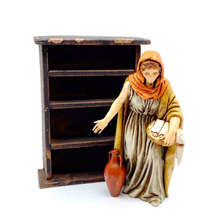 Nativity scene sideboard for 10–13 cm figurines