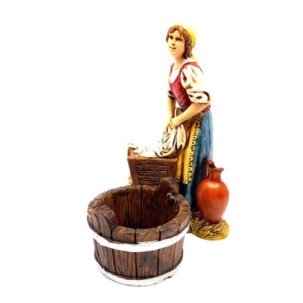 Nativity scene wash tub - 4.8x5x3 cm