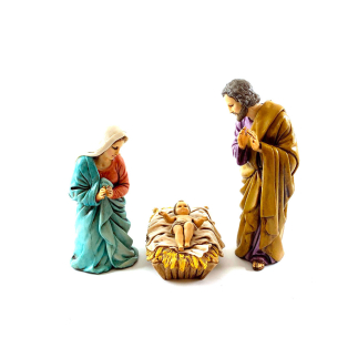 13 cm Nativity Set - 3 figures - Landi Moranduzzo figurines