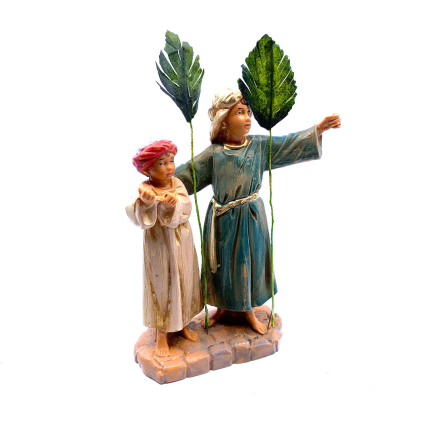 Children with palms - 590 - 12 cm Fontanini statues