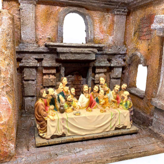 Last Supper with ruin - Easter scenes