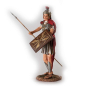 Roman soldier with spear and shield, 30 cm - Easter Statues