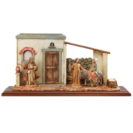 Fontanini Lodging Search Scene with 12 cm characters