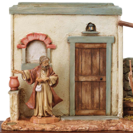 Fontanini Lodging Search Scene with 12 cm characters