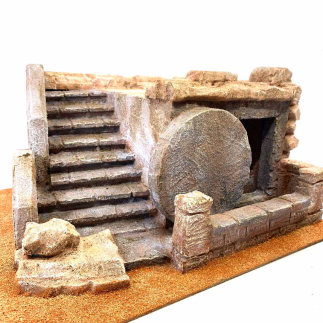 Resurrection / Tomb with side stairs - Easter Scenes