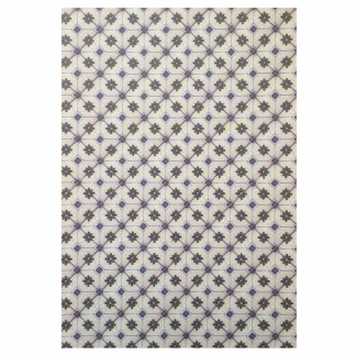 Diamond-pattern floor cardstock