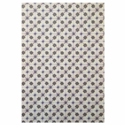 Diamond-pattern floor cardstock