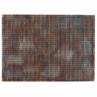 Thin plastic roof 70 x 50 cm - shaded brown/red color