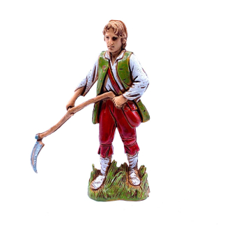 Farmer reaping, 10 cm - Landi Moranduzzo figurines