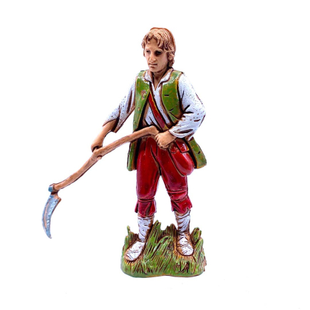 Farmer reaping, 10 cm - Landi Moranduzzo figurines