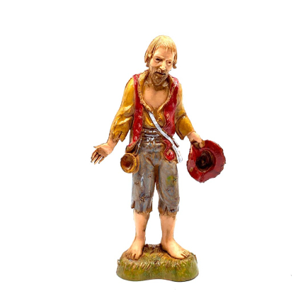 Beggar for 10 cm nativity scenes - Landi Moranduzzo figurines