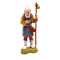 Worshipper with staff, 10 cm - Landi Moranduzzo figurines