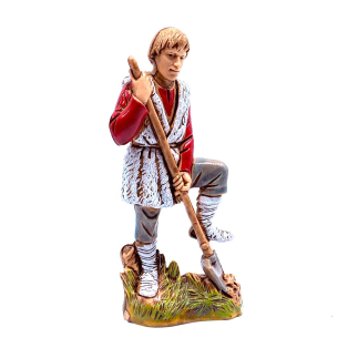 Man with shovel 10 cm - Landi Moranduzzo figurines