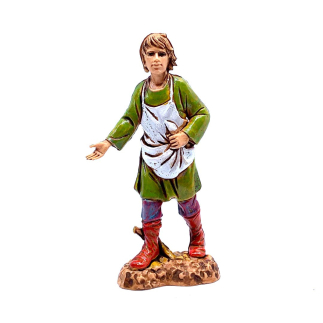 Farmer with feed, 10 cm - Landi Moranduzzo figurines