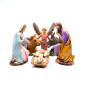 Nativity scene, 6 figures, 10 cm - Landi Moranduzzo figurines