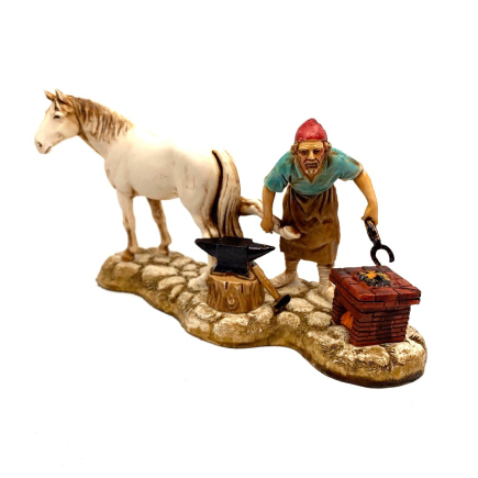Blacksmith Group 10 cm - Landi Moranduzzo Figurines