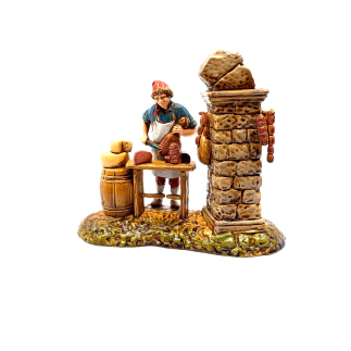 10 cm market group - Landi Moranduzzo figurines