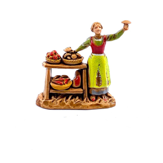Female fruit seller, 3.5 cm - Landi Moranduzzo figurines