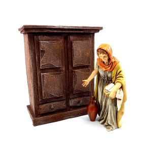 Large cabinet for 11–13 cm nativity figurines