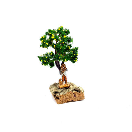 Miniature lemon tree for nativity scenes