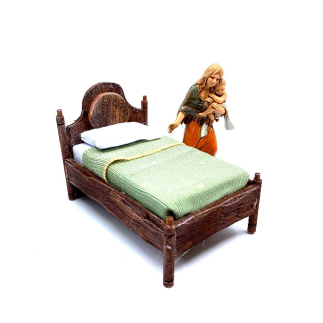 Single bed for 8–11 cm figurines