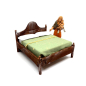 Double bed for 8–11 cm figurines