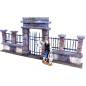 Gate with railing for 10–13 cm nativity figurines