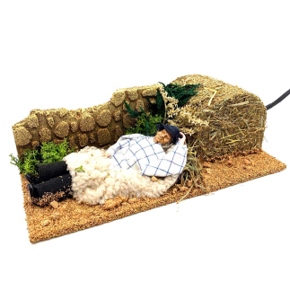 Moving sleeper for nativity scenes