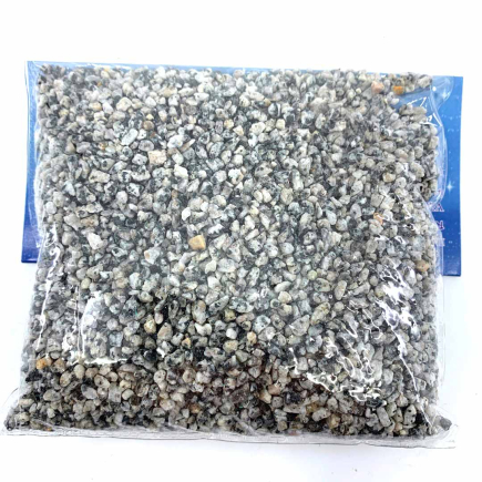 Small gray mixed gravel for nativity scenes, 340 g