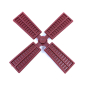 Windmill blade, 9 cm
