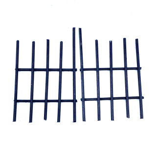 Nativity scene gate - 2 iron doors, h 7 cm