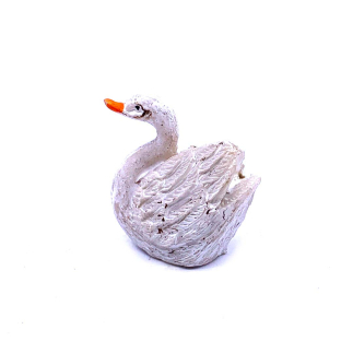 Nativity scene swan, head facing left, 2.5 cm