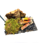 Fire corner with flame effect 10 x 6 cm