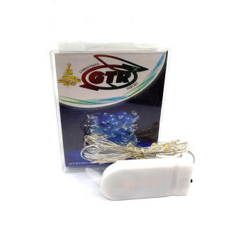 10 battery-powered LED string lights for nativity scenes - warm white light