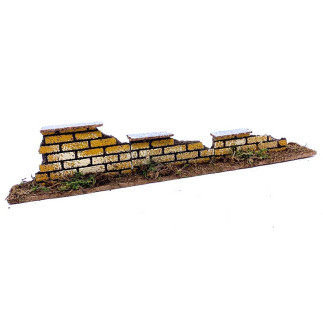 Brick nativity scene wall 35 x 7 x 4 cm