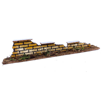 Brick nativity scene wall 35 x 7 x 4 cm
