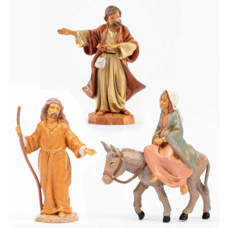 Seeking Shelter - 588-589 - Fontanini statues, 12 cm