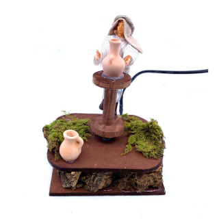12 cm moving potter for nativity scenes