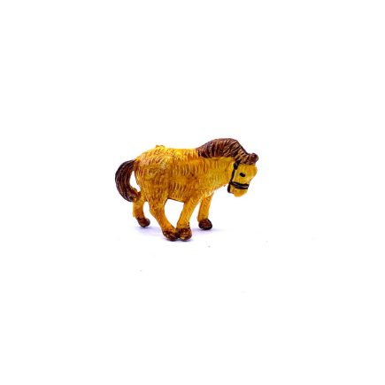 Brown horse 2 cm for nativity scenes