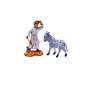 2.6 cm donkey for nativity scenes