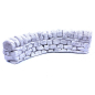Curved wall 9 x 4 x 14 cm