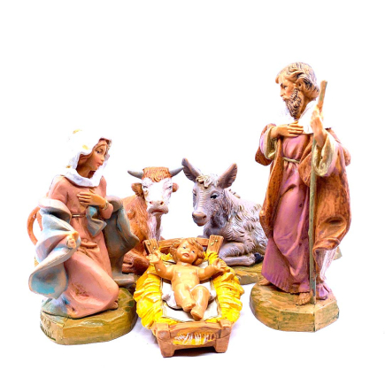 5-piece Nativity - Fontanini statues 12 cm