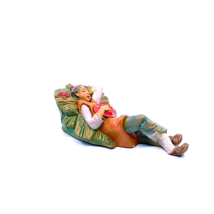 Sleeping Shepherd - 114 - Fontanini Statue 12 cm