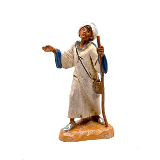 Arab with Staff - 125 - Fontanini Statue 12 cm